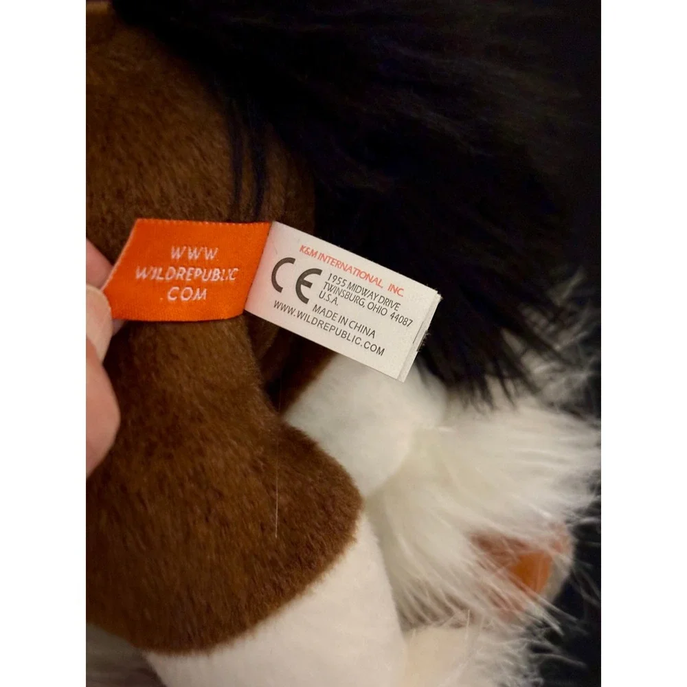 Wild Republic Bud Clydesdale Horse Plush Brown White Standing Stuffed Animal 11